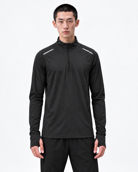 Pullover Sports Top - Charcoal