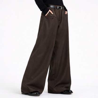 Emphesia Arc Trouser — Deep Brown