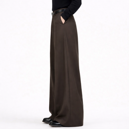 Emphesia Arc Trouser — Deep Brown