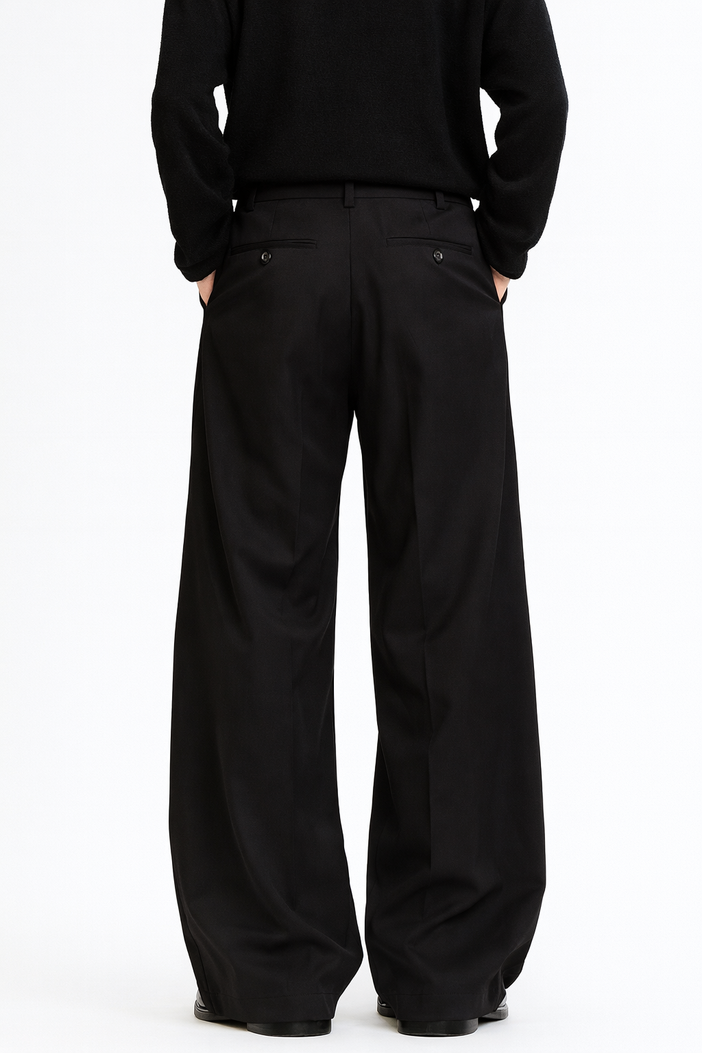 The Pleated Trouser - Noir