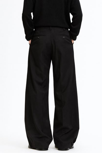 The Pleated Trouser - Noir