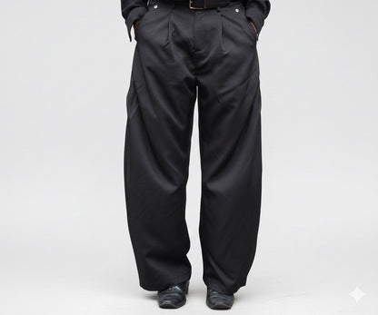 The Pleated Trouser - Noir