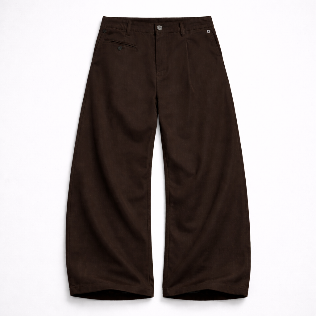 Emphesia Arc Trouser — Deep Brown