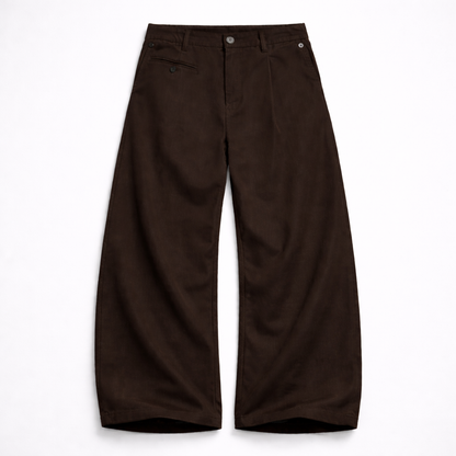 Emphesia Arc Trouser — Deep Brown