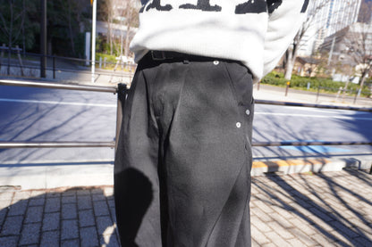 The Pleated Trouser - Noir