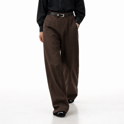 Emphesia Arc Trouser — Deep Brown