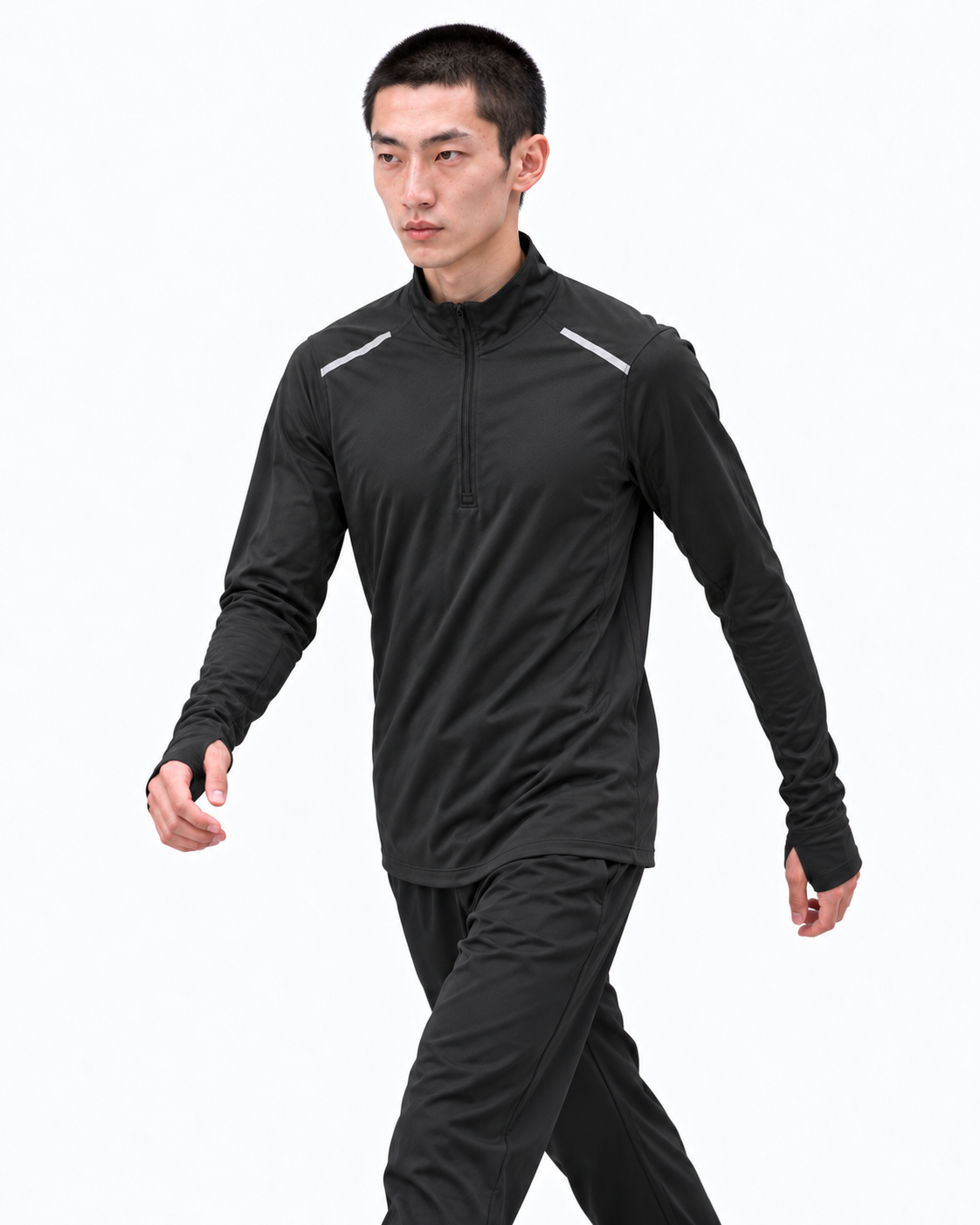 Pullover Sports Top - Charcoal