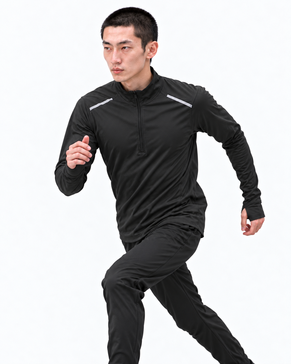 Pullover Sports Top - Charcoal