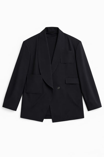 Sculpted Wrap Blazer