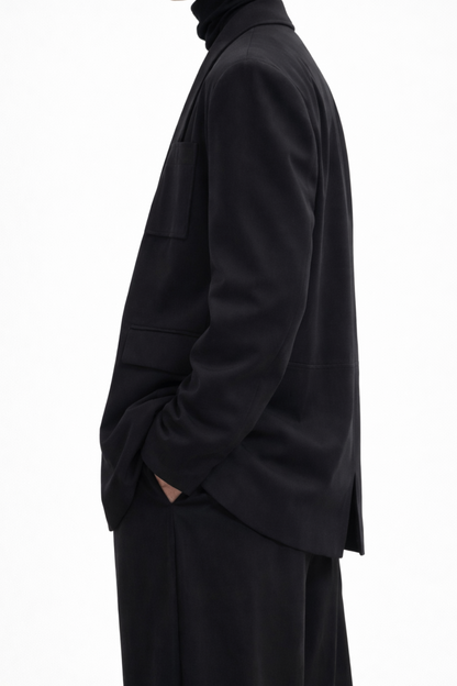 Sculpted Wrap Blazer