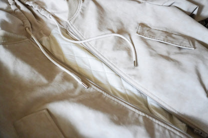 Boxy Bomber Jacket - Sand