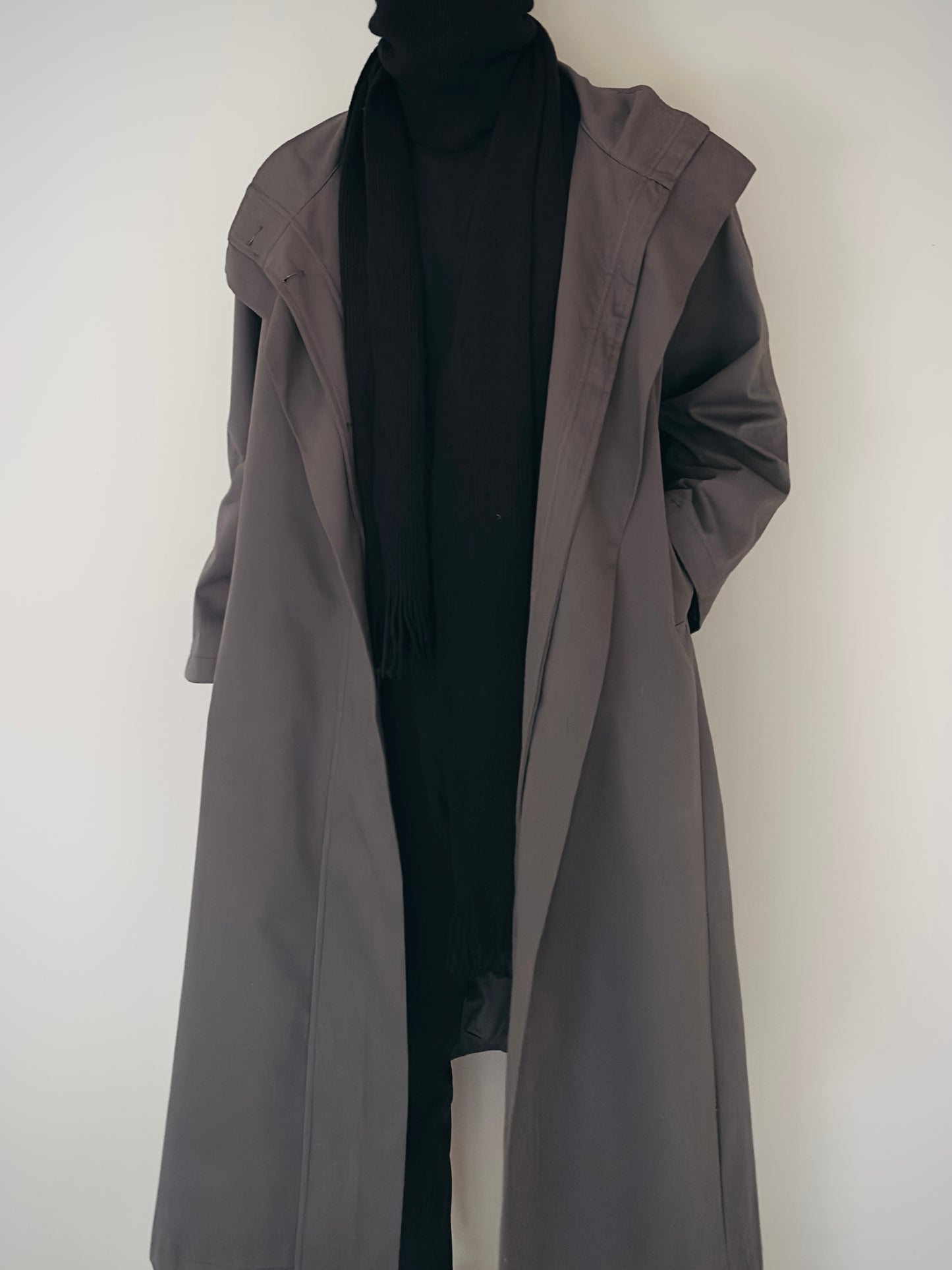 Technical Trench Coat in Slate Sage