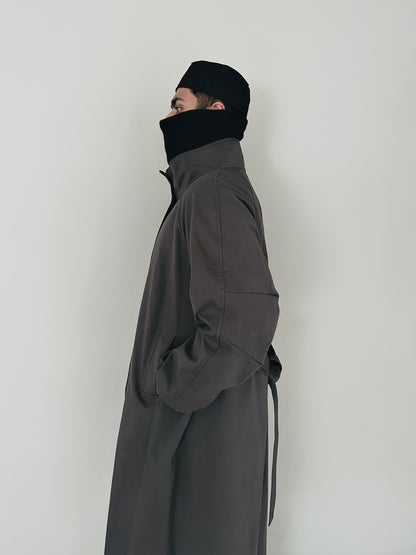 Technical Trench Coat in Slate Sage