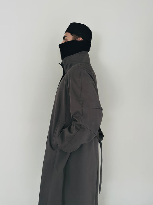 Technical Trench Coat in Slate Sage