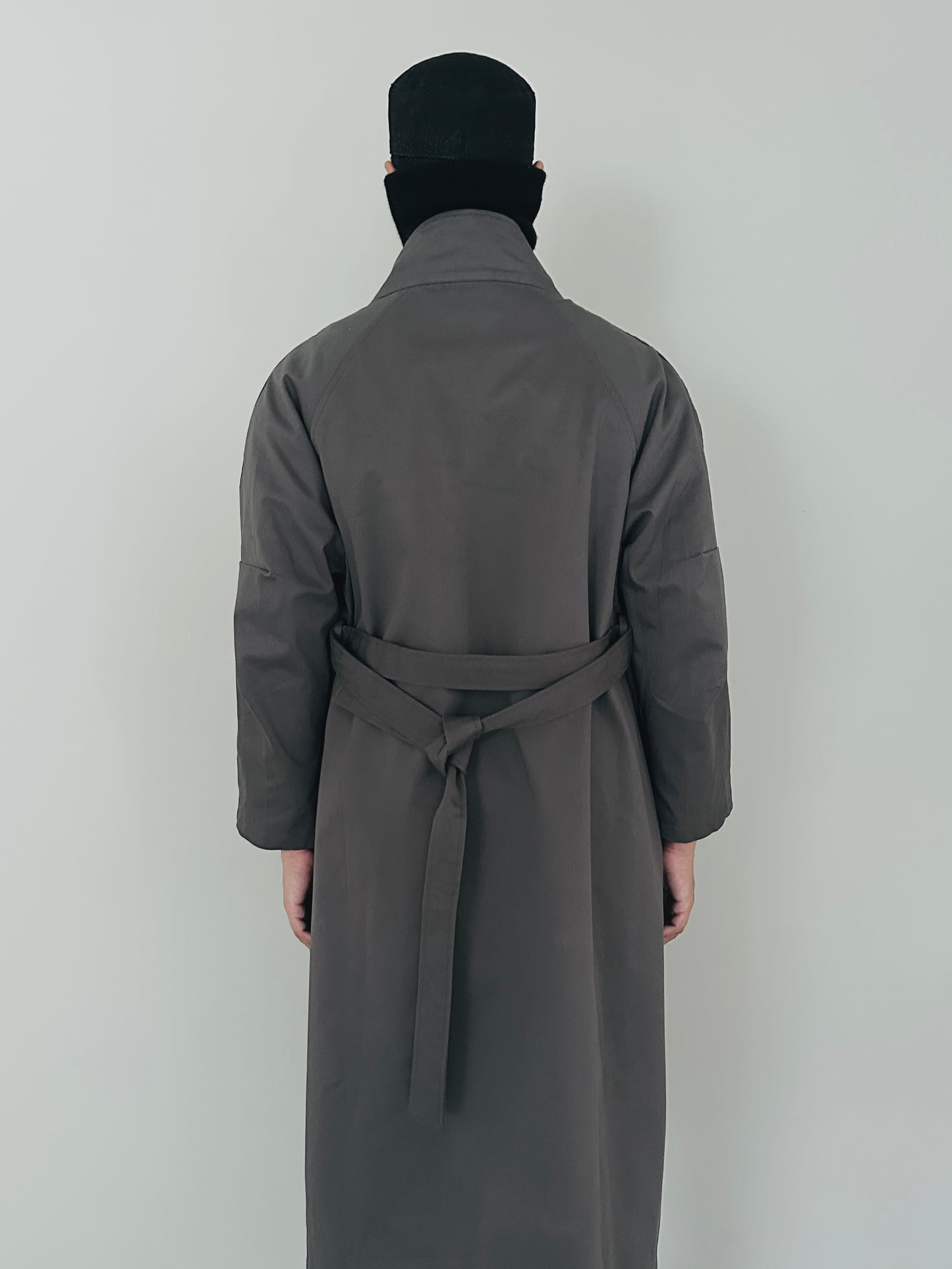 Technical Trench Coat in Slate Sage